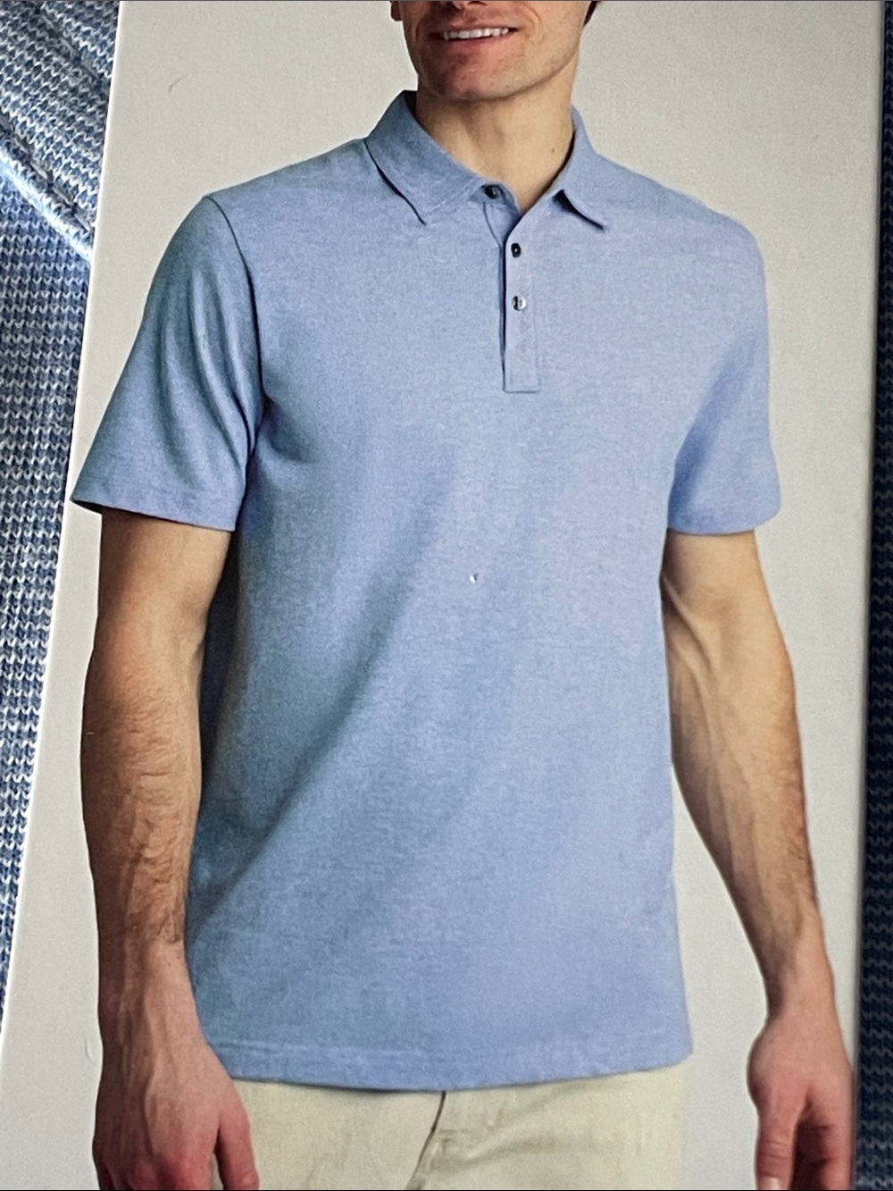 English Laundry Men's Micro Stripe Polo